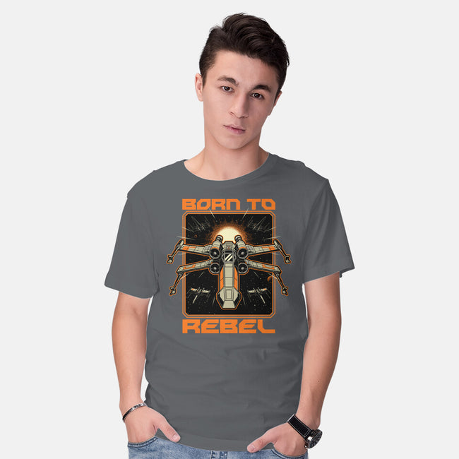 Space War Rebel-Mens-Basic-Tee-Studio Mootant