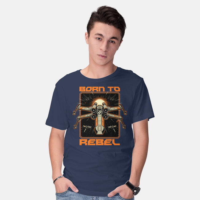 Space War Rebel-Mens-Basic-Tee-Studio Mootant
