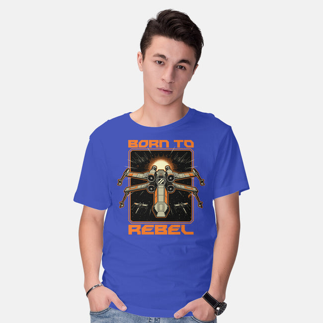 Space War Rebel-Mens-Basic-Tee-Studio Mootant
