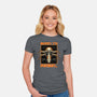 Space War Rebel-Womens-Fitted-Tee-Studio Mootant