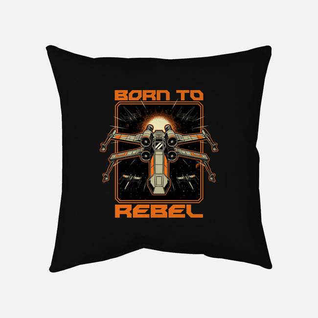 Space War Rebel-None-Removable Cover w Insert-Throw Pillow-Studio Mootant