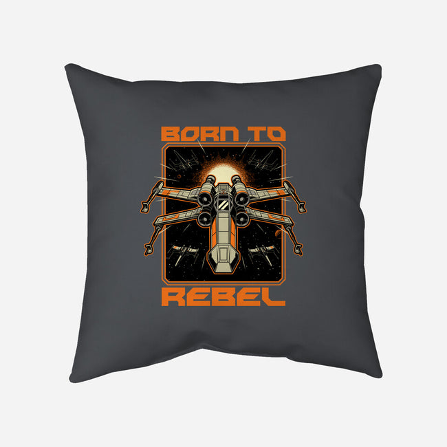 Space War Rebel-None-Removable Cover w Insert-Throw Pillow-Studio Mootant
