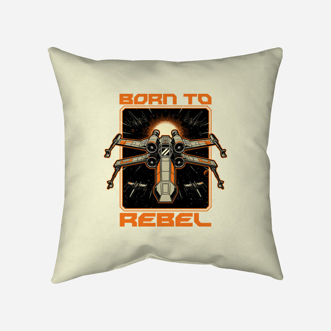 Space War Rebel-None-Removable Cover w Insert-Throw Pillow-Studio Mootant