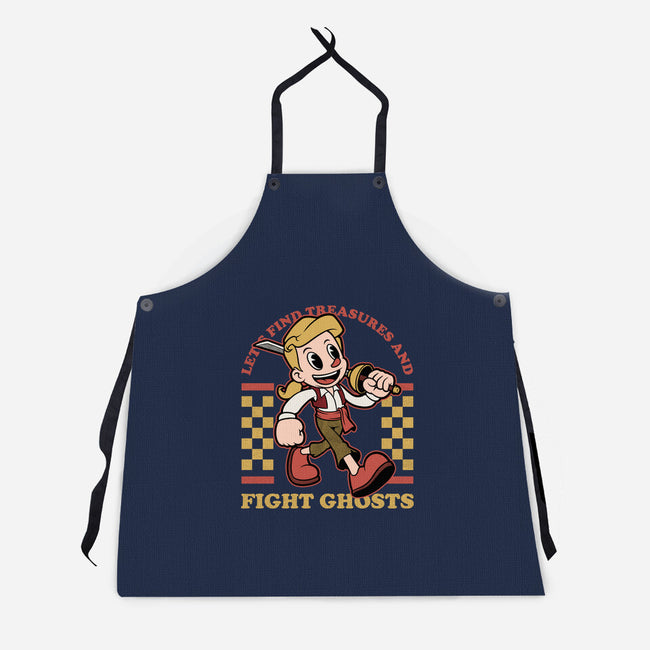 Game Mascot Monkey Pirate-Unisex-Kitchen-Apron-Studio Mootant