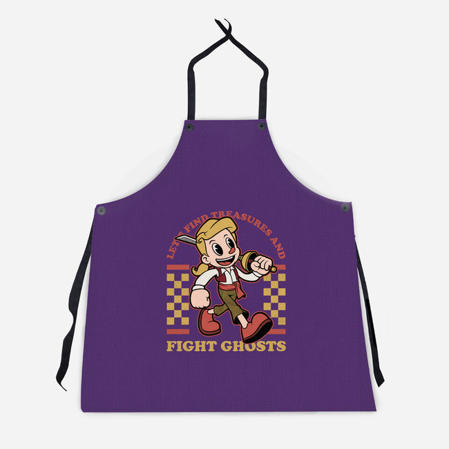 Game Mascot Monkey Pirate-Unisex-Kitchen-Apron-Studio Mootant