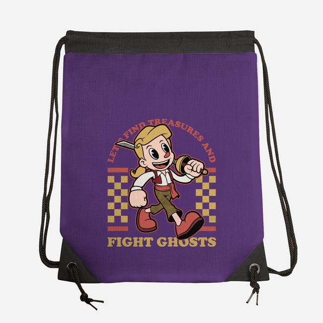 Game Mascot Monkey Pirate-None-Drawstring-Bag-Studio Mootant