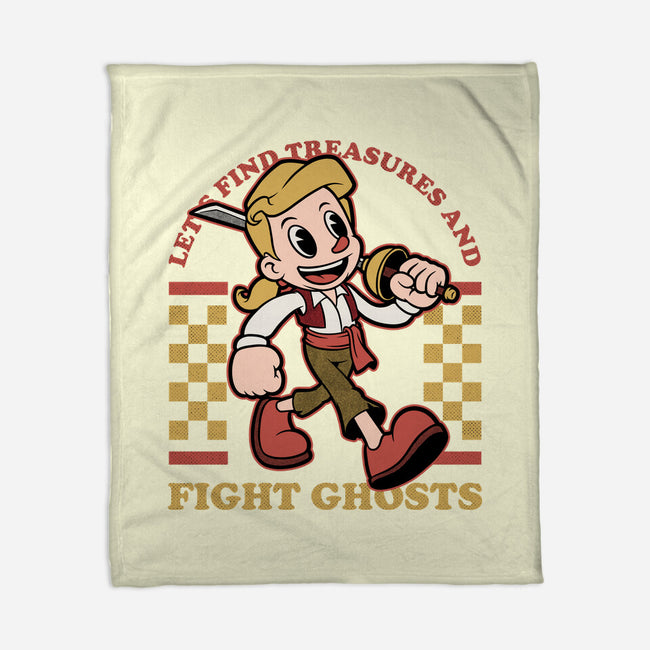 Game Mascot Monkey Pirate-None-Fleece-Blanket-Studio Mootant