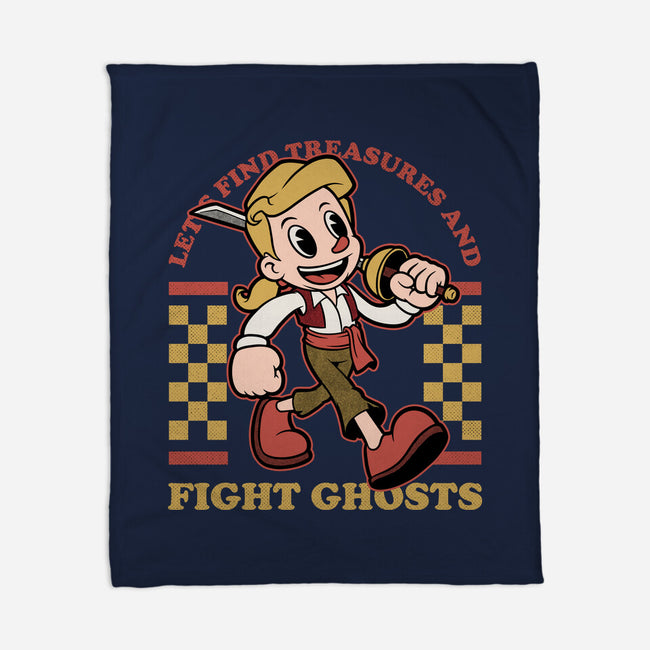 Game Mascot Monkey Pirate-None-Fleece-Blanket-Studio Mootant