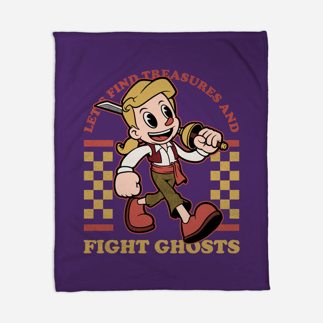 Game Mascot Monkey Pirate-None-Fleece-Blanket-Studio Mootant