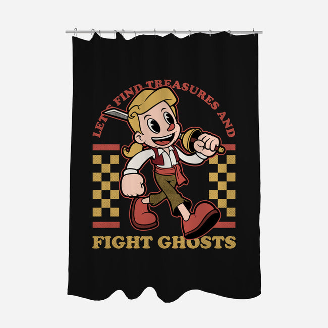 Game Mascot Monkey Pirate-None-Polyester-Shower Curtain-Studio Mootant