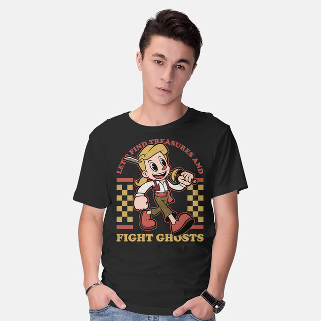 Game Mascot Monkey Pirate-Mens-Basic-Tee-Studio Mootant