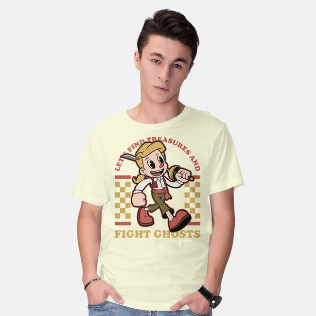 Game Mascot Monkey Pirate-Mens-Basic-Tee-Studio Mootant