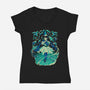 The Water Witch-Womens-V-Neck-Tee-Estudio Horta