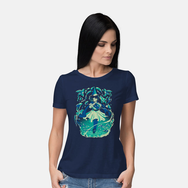 The Water Witch-Womens-Basic-Tee-Estudio Horta