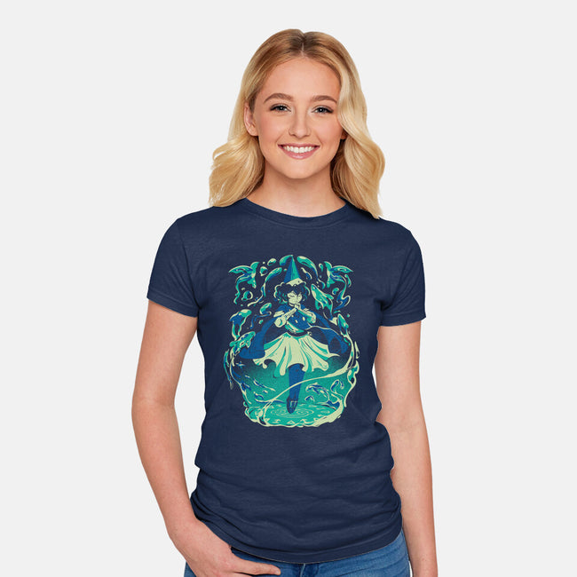 The Water Witch-Womens-Fitted-Tee-Estudio Horta