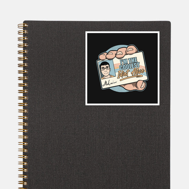 Driver License Idiot Movie-None-Glossy-Sticker-Studio Mootant