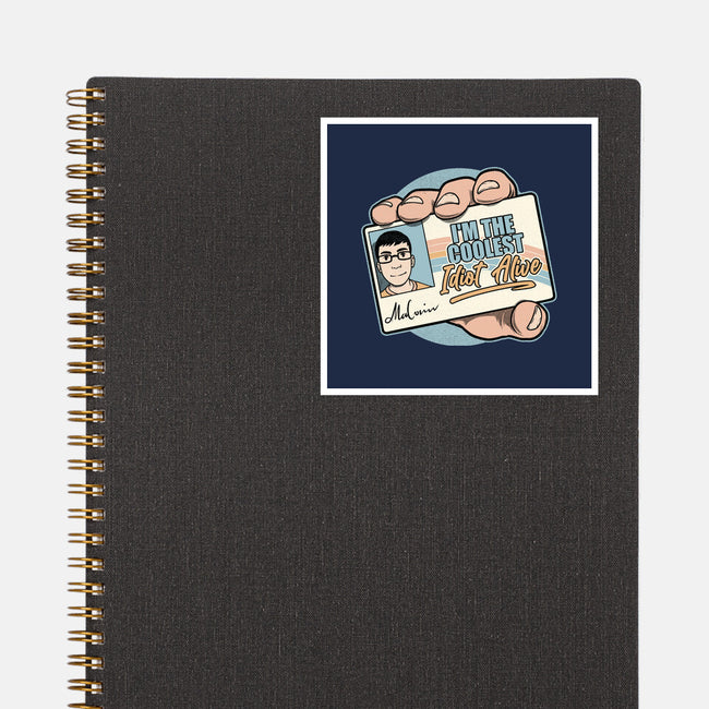 Driver License Idiot Movie-None-Glossy-Sticker-Studio Mootant