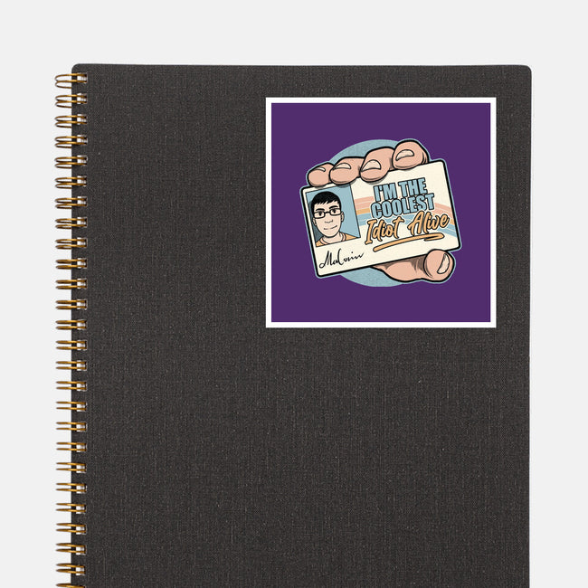 Driver License Idiot Movie-None-Glossy-Sticker-Studio Mootant