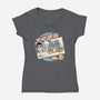 Driver License Idiot Movie-Womens-V-Neck-Tee-Studio Mootant
