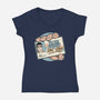 Driver License Idiot Movie-Womens-V-Neck-Tee-Studio Mootant