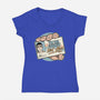 Driver License Idiot Movie-Womens-V-Neck-Tee-Studio Mootant