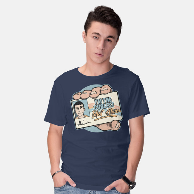 Driver License Idiot Movie-Mens-Basic-Tee-Studio Mootant