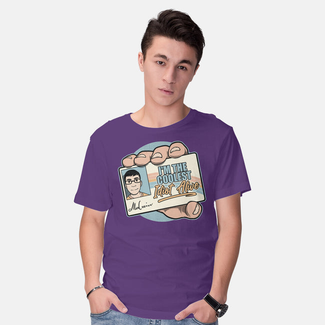 Driver License Idiot Movie-Mens-Basic-Tee-Studio Mootant