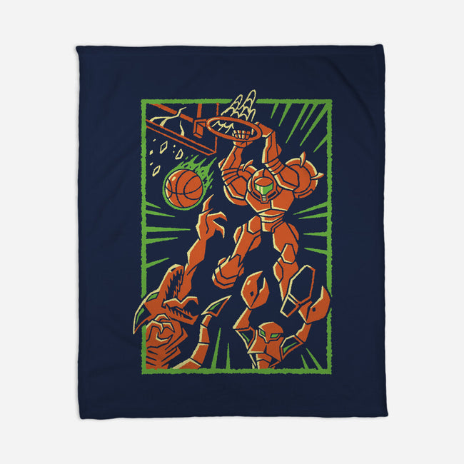 Space Slam-None-Fleece-Blanket-Henrique Torres