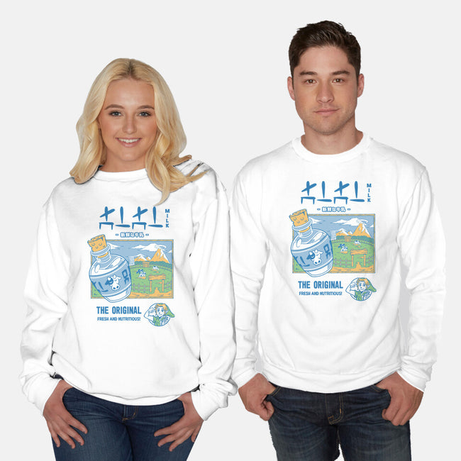 Drink Fresh-Unisex-Crew Neck-Sweatshirt-Henrique Torres