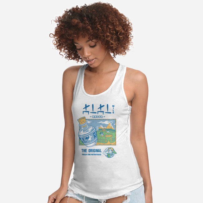 Drink Fresh-Womens-Racerback-Tank-Henrique Torres