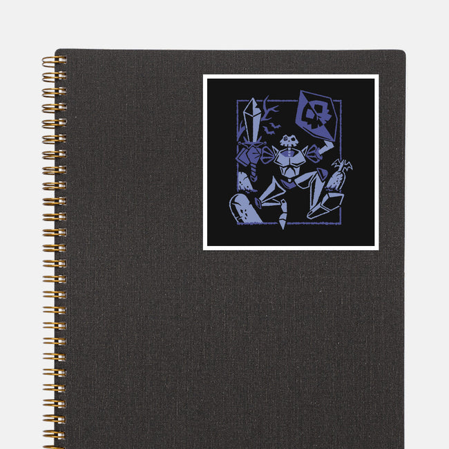 Resurrected Knight-None-Glossy-Sticker-Henrique Torres