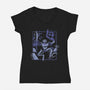 Resurrected Knight-Womens-V-Neck-Tee-Henrique Torres