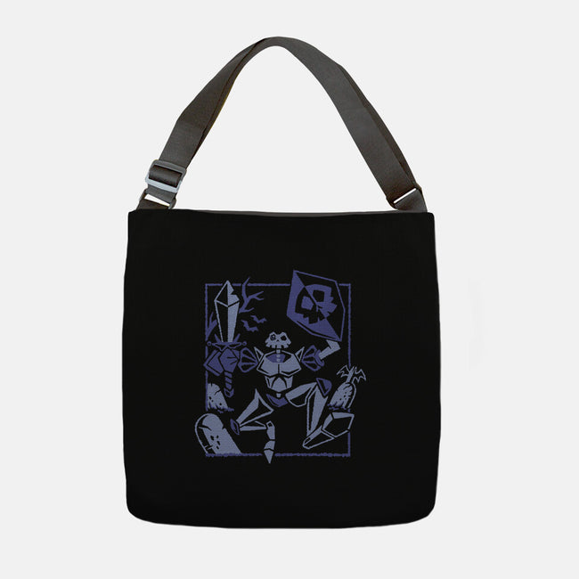 Resurrected Knight-None-Adjustable Tote-Bag-Henrique Torres