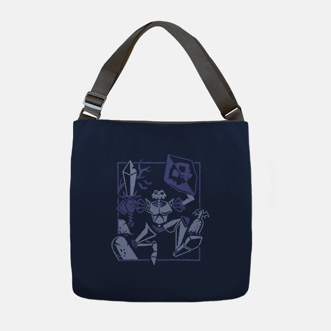 Resurrected Knight-None-Adjustable Tote-Bag-Henrique Torres