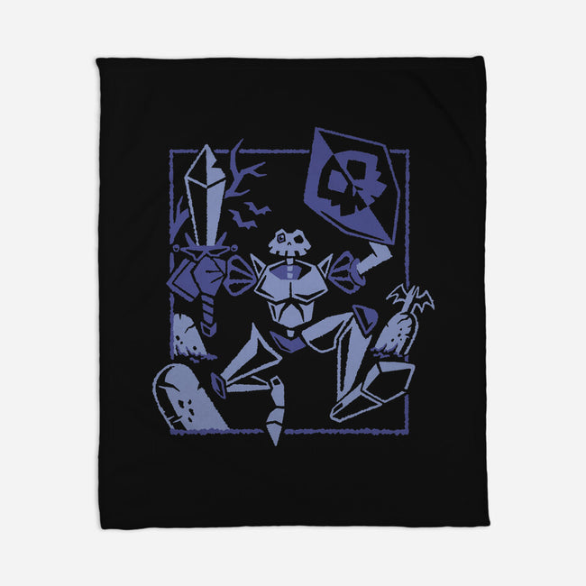 Resurrected Knight-None-Fleece-Blanket-Henrique Torres