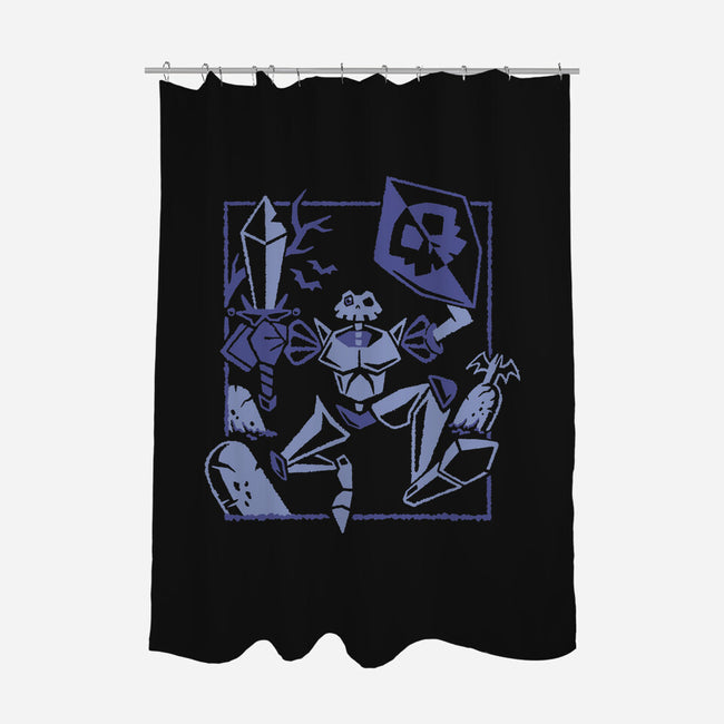 Resurrected Knight-None-Polyester-Shower Curtain-Henrique Torres