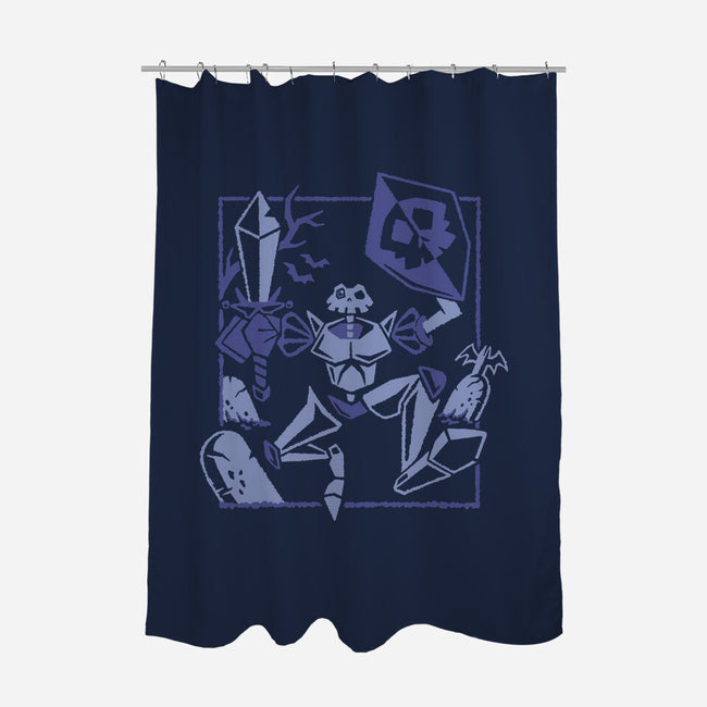 Resurrected Knight-None-Polyester-Shower Curtain-Henrique Torres