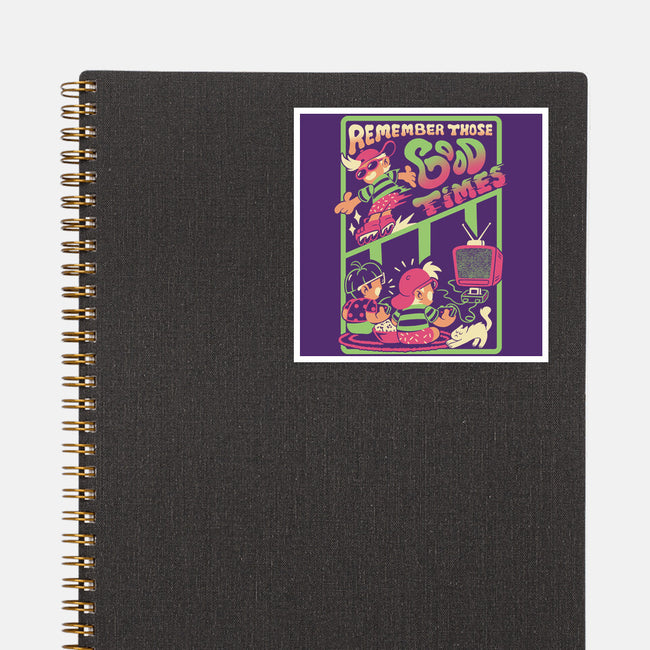 Remember Those Good Times-None-Glossy-Sticker-Henrique Torres