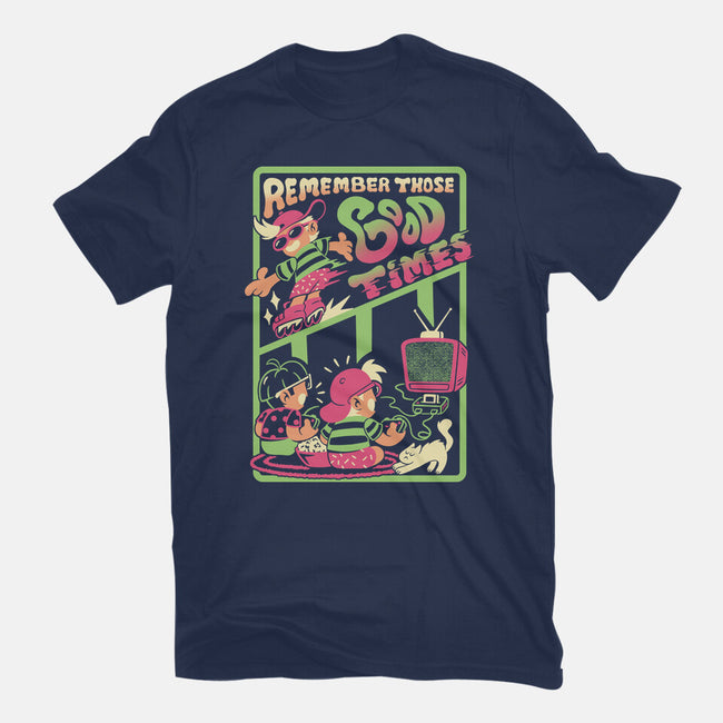 Remember Those Good Times-Womens-Fitted-Tee-Henrique Torres