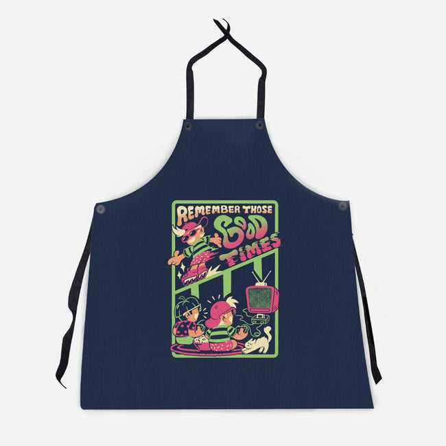 Remember Those Good Times-Unisex-Kitchen-Apron-Henrique Torres