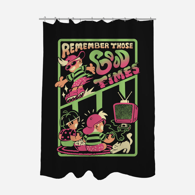 Remember Those Good Times-None-Polyester-Shower Curtain-Henrique Torres