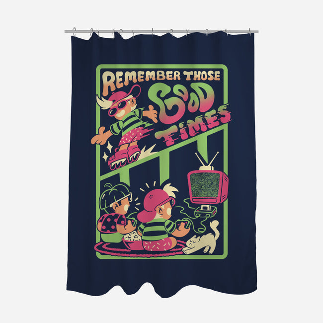 Remember Those Good Times-None-Polyester-Shower Curtain-Henrique Torres