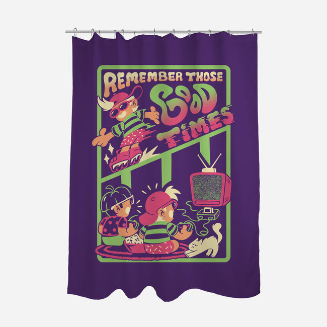 Remember Those Good Times-None-Polyester-Shower Curtain-Henrique Torres