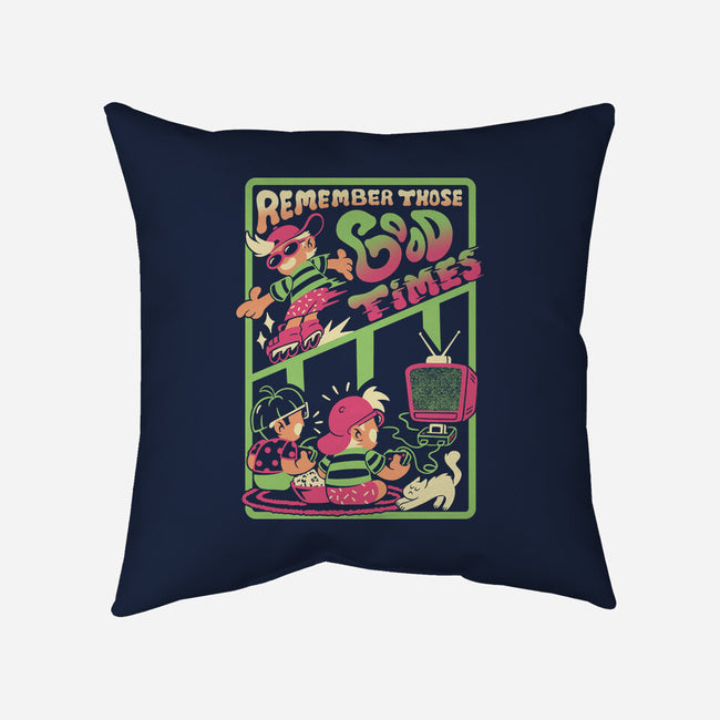 Remember Those Good Times-None-Removable Cover w Insert-Throw Pillow-Henrique Torres