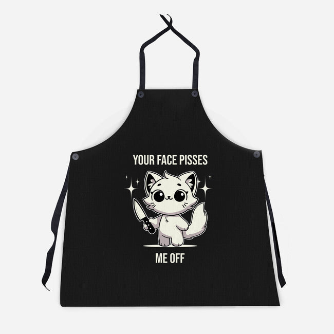 Your Face Pisses Me Off-Unisex-Kitchen-Apron-MaxoArt