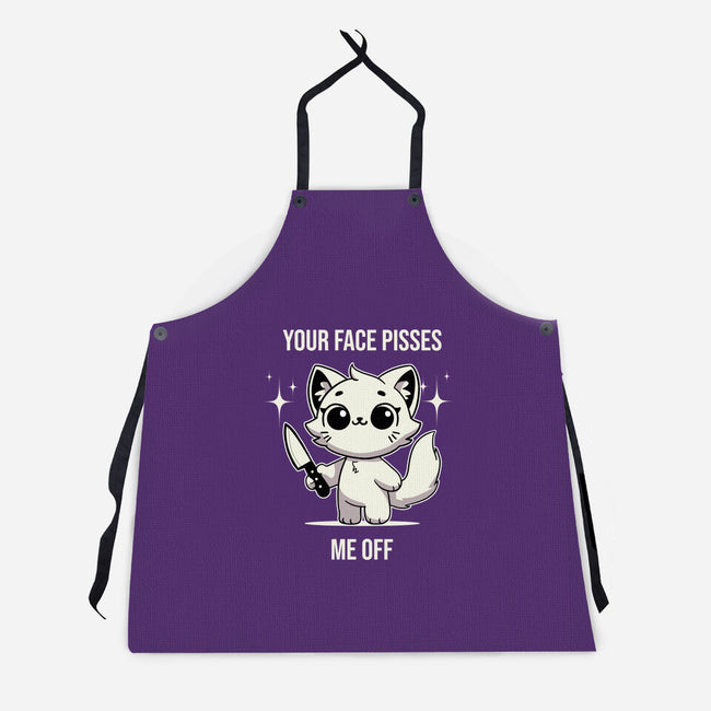 Your Face Pisses Me Off-Unisex-Kitchen-Apron-MaxoArt
