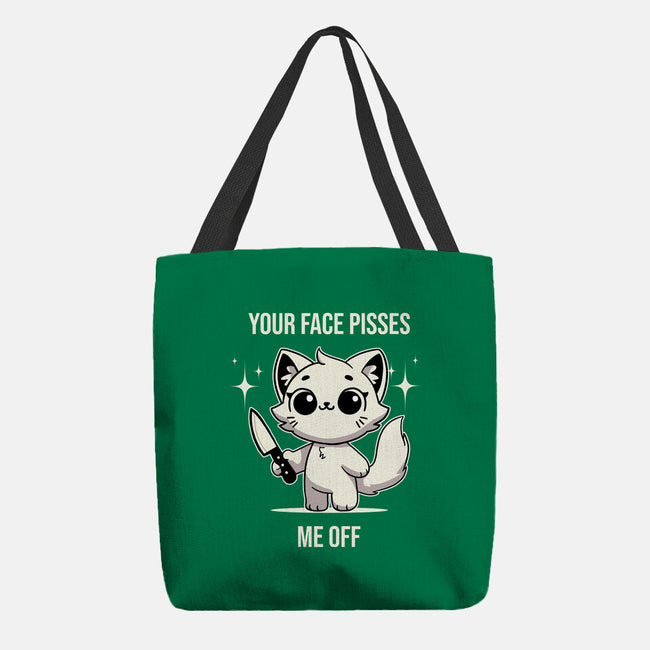 Your Face Pisses Me Off-None-Basic Tote-Bag-MaxoArt