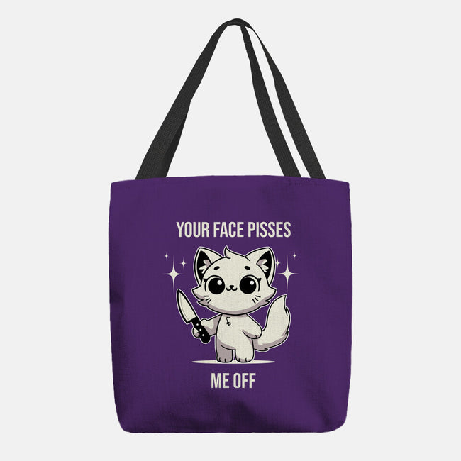 Your Face Pisses Me Off-None-Basic Tote-Bag-MaxoArt