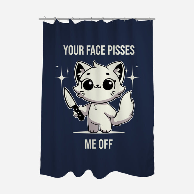 Your Face Pisses Me Off-None-Polyester-Shower Curtain-MaxoArt
