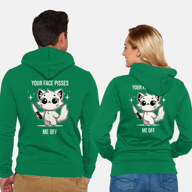 Your Face Pisses Me Off-Unisex-Zip-Up-Sweatshirt-MaxoArt